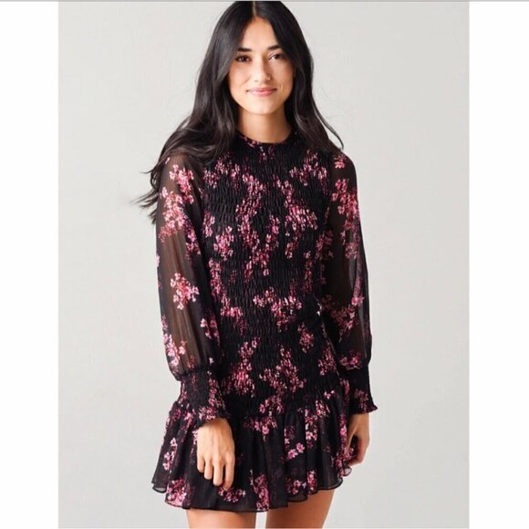 MISA Los Angeles smocked dress sz XS - Picture 1 of 10